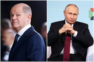 O. Scholzas pasirengęs kalbėtis su V. Putinu, tačiau su tam tikromis sąlygomis