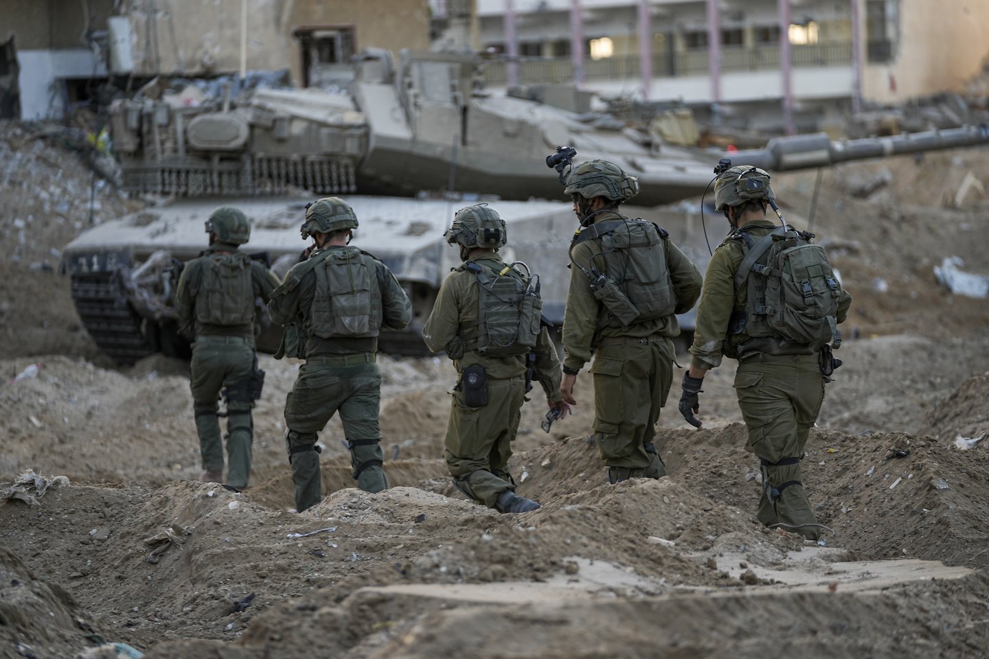 Izraelio kariai.<br>AP/Scanpix nuotr.