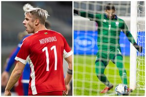 Kontrolinėse rungtynėse Lietuvos futbolo rinktinė patyrė kontraversišką pralaimėjimą prieš Kipro vienuolikę