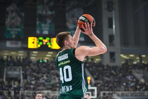 Rezultatyviose M. Grigonio ir M. Kuzminsko rungtynėse – dramatiška „Panathinaikos“ pergalė