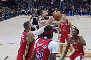 J. Valančiūno ir D. Sabonio akistatoje – didžiausia „Pelicans“ sezono pergalė