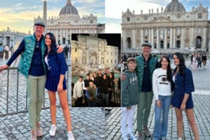 Šarūnas Jasikevičius su šeima laiką leidžia Romoje: išvyko paminėti svarbią progą