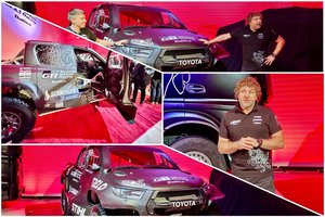 Automobilį dvyliktajam Dakarui pristatęs B. Vanagas užsiminė apie lietuviams dar nepasiektus rezultatus