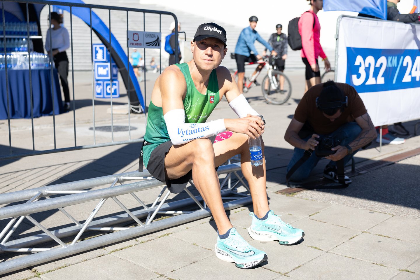 Į pasaulio 24 valandų bėgimo čempionatą išvykęs A. Sorokinas: „Tikiu, kad galiu įveikti 200 mylių“.<br> Organizatorių nuotr.