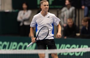 Pranoko R. Berankį – V. Gaubas užfiksavo istorinį Lietuvos teniso pasiekimą