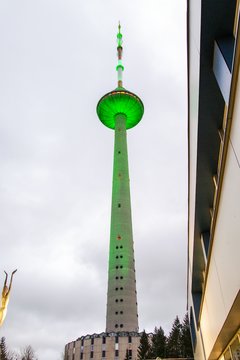  Vilniaus televizijos bokštas. 2021-ieji.<br> V.Ščiavinsko nuotr.