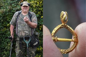Pribloškianti lietuvio sėkmė Anglijoje: surado senovinį auksinį papuošalą, vertą iki 13,7 tūkst. eurų