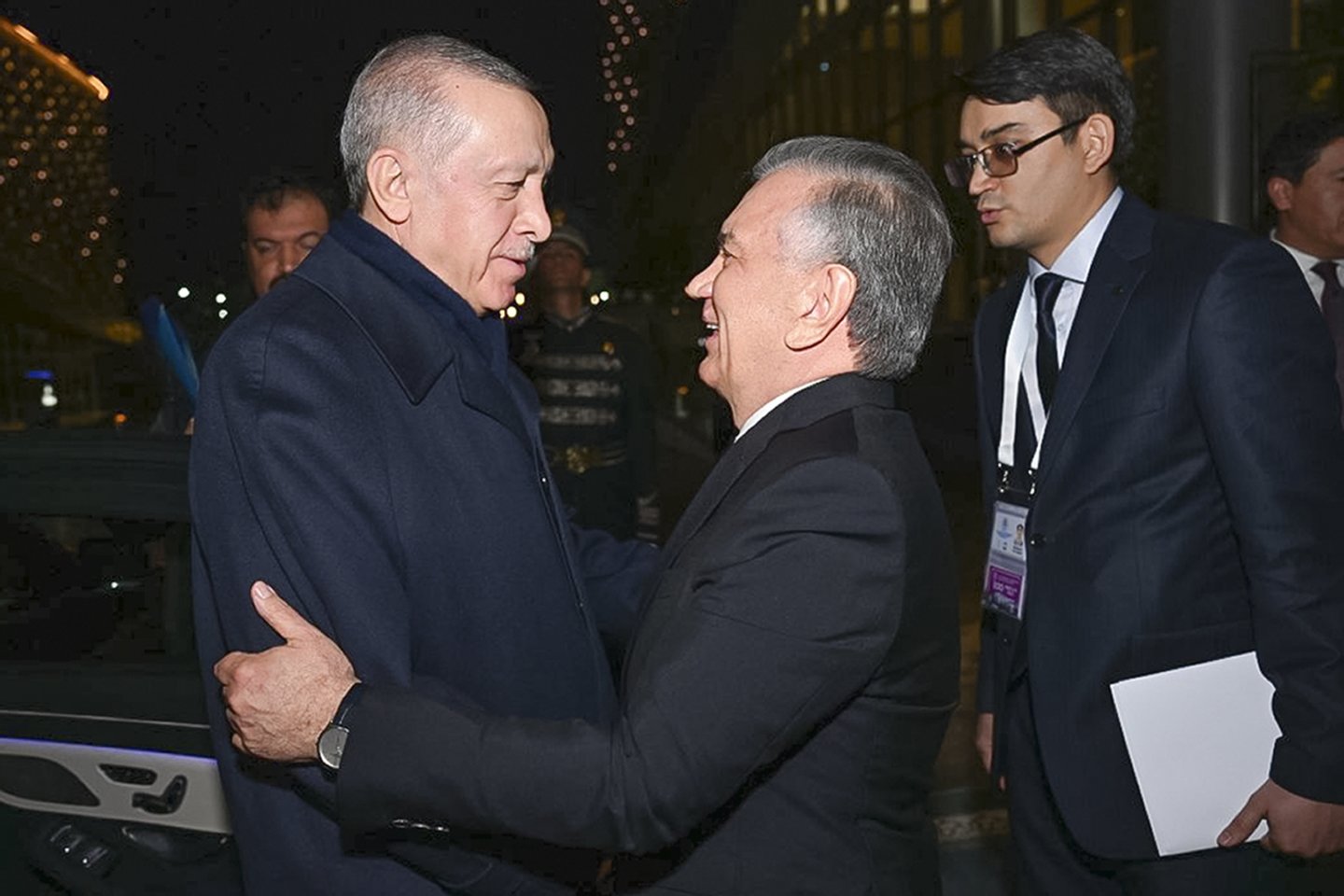R. T. Erdoganas lankosi Uzbekistane.<br>AP/Scanpix nuotr.