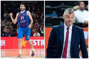 Nepasitenkinimą Š. Jasikevičiaus darbo metodais išreiškęs A. Abrinesas: „Tu galop pavargsti“