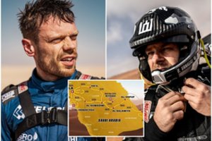 V. Žalos, B. Vanago ir kitų Dakaro lietuvių laukia „bauginantis iššūkis“