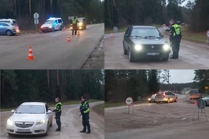 Pareigūnai papurtė vieną gyvenvietę: reide patikrino net 300 transporto priemonių