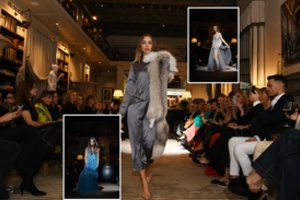 Dizainerė Ella Tatarinova naują kolekciją pristatė Florencijoje, garsiuosiuose Tornabuoni rūmuose