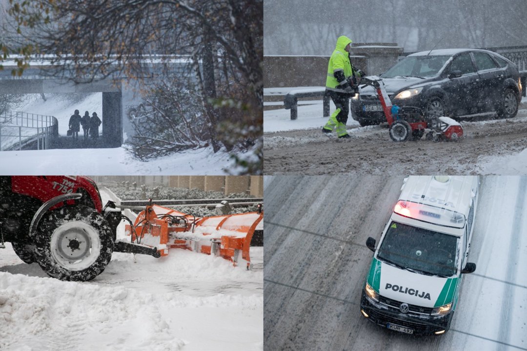 Ketvirtadienio orai Vilniuje. <br> lrytas.lt koliažas.