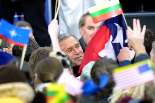 G.Busho vizitas Lietuvoje 2022-aisiais.<br>P.Lileikio nuotr.