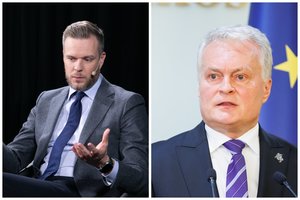 Po G. Landsbergio įspėjimų dėl grėsmių – G. Nausėdos pareiškimas: pasiūlė atsisėsti ir nusiraminti