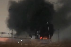 Maskvoje – didžiulis gaisras: sklinda tiršti dūmai, ugniagesiai susidūrė su sunkumais