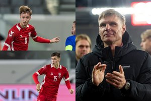 Be kelialapio į Europos čempionatą, bet su pozityvu širdyje: „Tai yra mūsų futbolo ateitis ir šviesa“