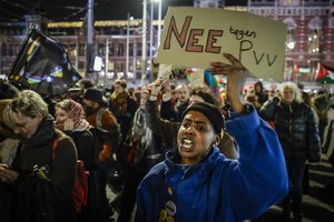 Nyderlanduose – demonstracijos prieš G. Wilderso pergalę rinkimuose