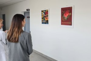 Ant Kauno klinikų Kardiologijos klinikos sienų – širdis menininkų akimis