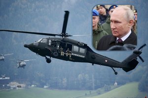 Čekai pirks „dovaną V. Putinui“: renka pinigus „Black Hawk“ sraigtasparniui