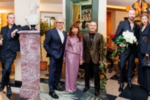 „Stiklių“ restorane – ypatingas vakaras: gimtadienį švenčiantis Aleksandras Ciupijus surengė puotą