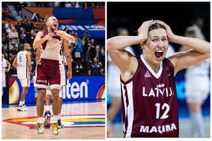 NBA žvaigždė ir žalgirietis už nugaros: geriausiu Latvijos krepšininku pripažintas A. Žagaras