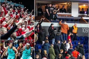 „Ryto“ sirgalių bandymas sukelti muštynes su „Wolves“ gerbėjais gali baigtis ir skausmingomis sankcijomis