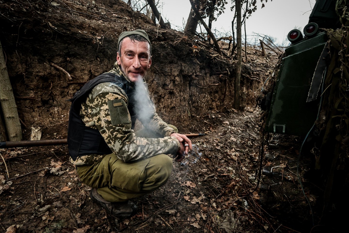 Karas Ukrainoje.<br>EPA-ELTA nuotr.