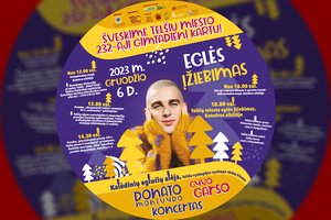 Šv. Kalėdas Žemaitijos sostinėje saugos aštuonių metrų geležinė meška