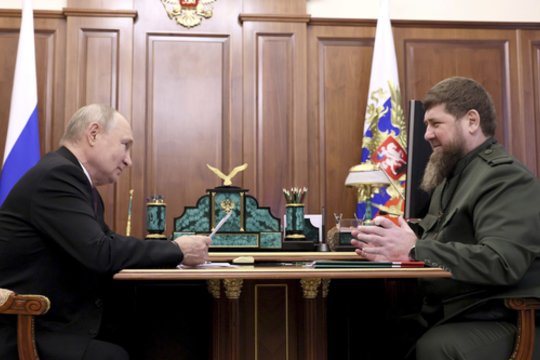 V. Putinas ir R. Kadyrovas.