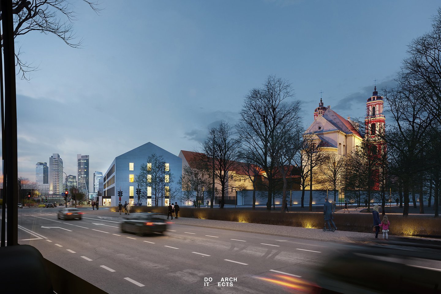 Vienas reikšmingiausių pastarųjų metų Vilniaus projektų keičia kursą – nutraukta nuomos sutartis.<br>„DO Architects“ vizual.