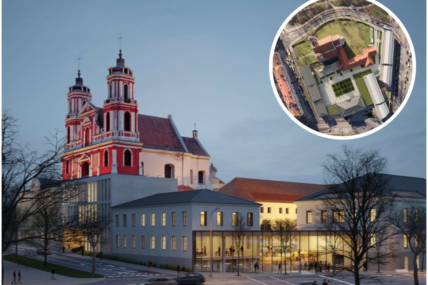Vienas reikšmingiausių pastarųjų metų Vilniaus projektų keičia kursą – nutraukta nuomos sutartis.<br>„DO Architects“ vizual.
