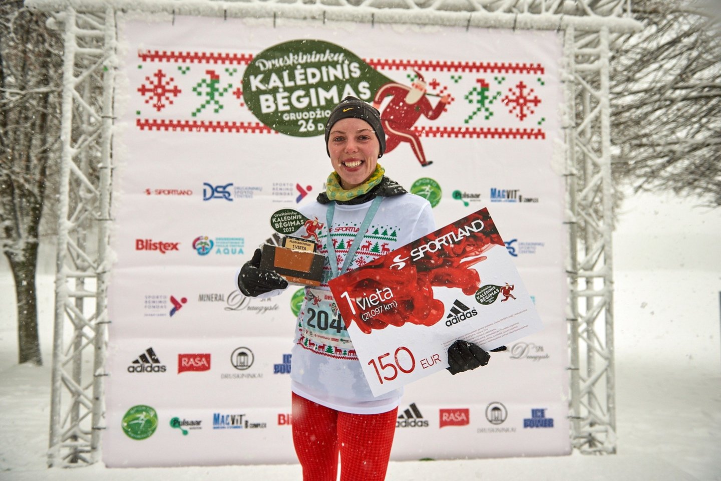 Didžiausias metų šventes Druskininkai kvies pasitikti kalėdiniu bėgimu.<br>Organizatorių nuotr.