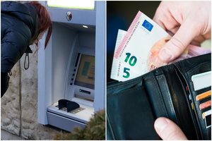 Perspėja norinčius išsigryninti pinigus bankomatuose: galite susidurti su keblumais