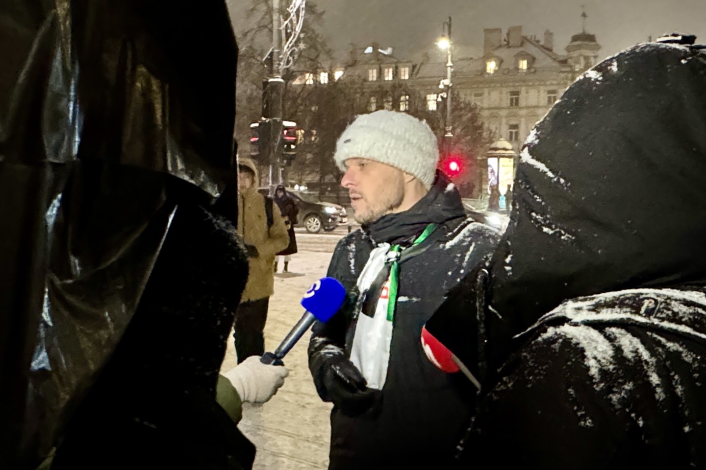 Protesto akcija Vilniuje.<br> V. Ščiavinsko nuotr.