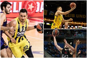 Testas. Ar atsimenate, kuriuose užsienio klubuose žaidė garsiausi Lietuvos krepšininkai?