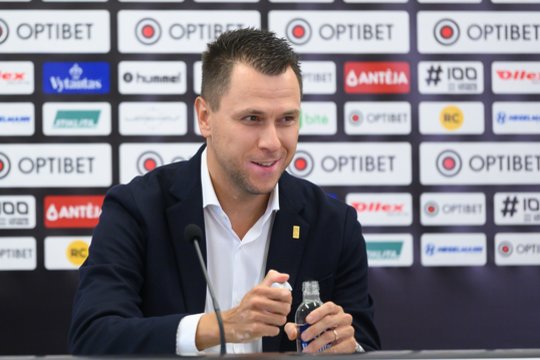 Lietuvos futbolo federacijos prezidentas Edgaras Stankevičius.