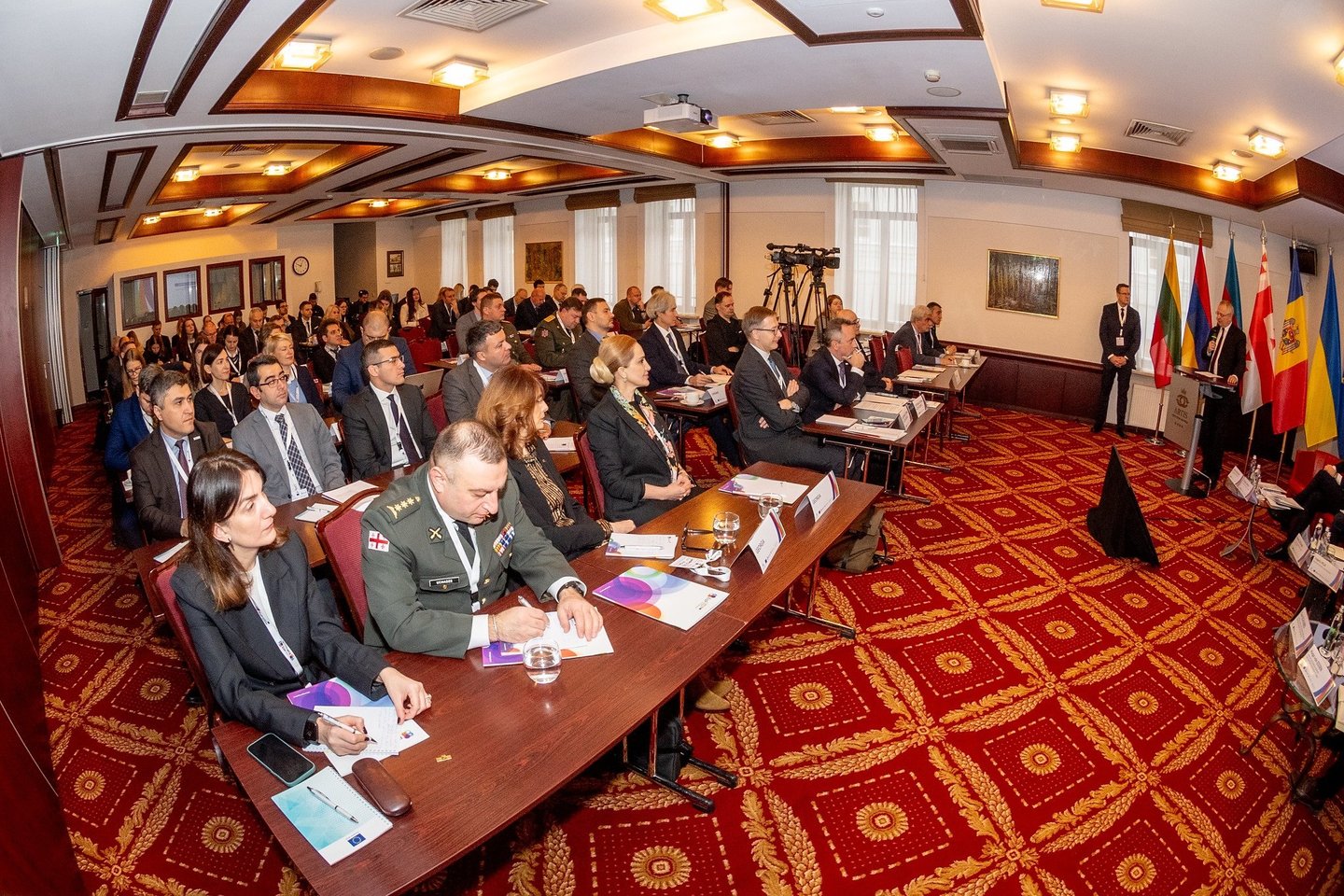 Vilniuje vyksta aukšto lygio konferencija apie Rytų partnerystę, saugumo ir gynybos politiką<br> A. Pliadžio nuotr.