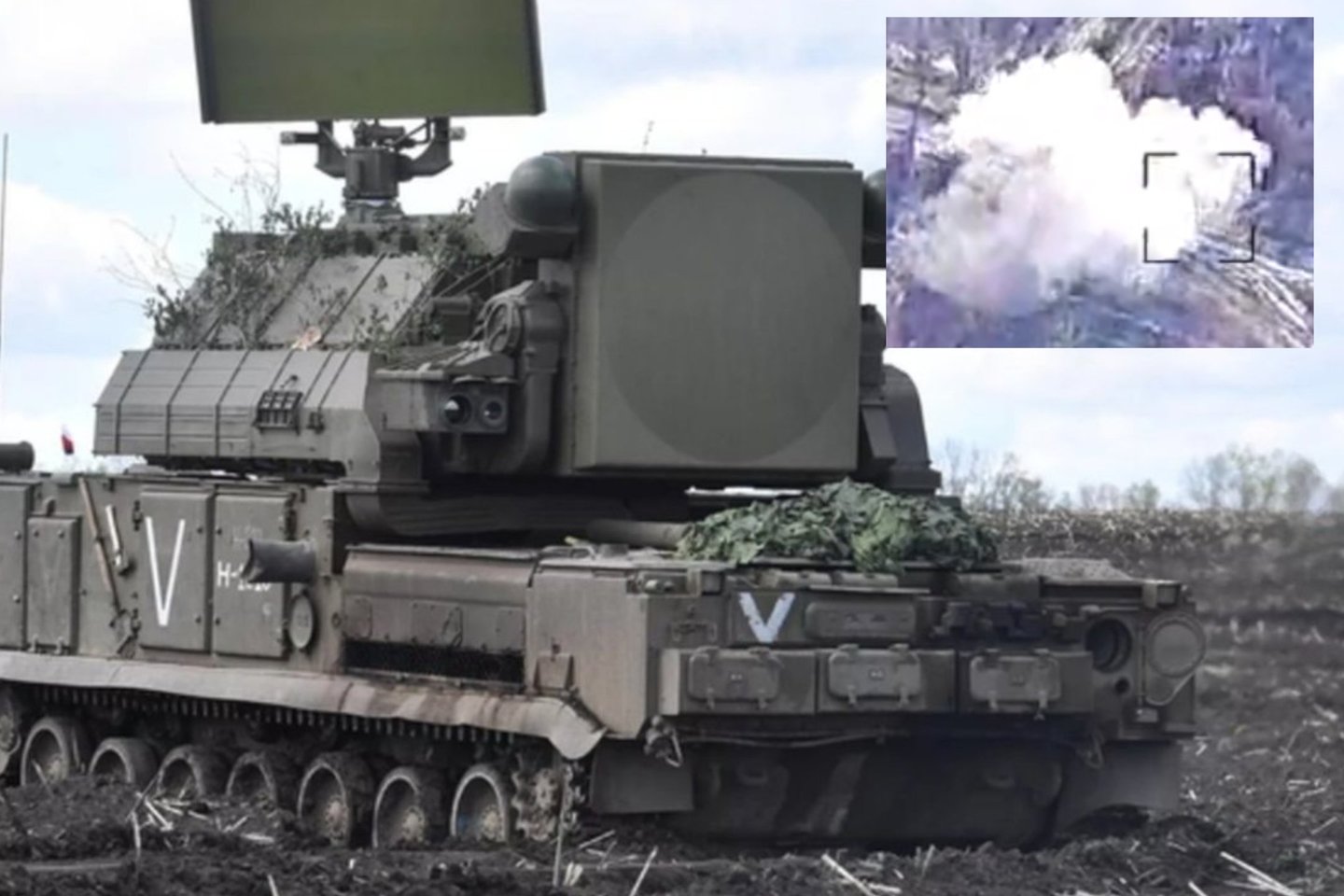 Vaizdo įraše, pasidalintame socialiniame tinkle „X“, matyti, kaip Ukrainos gnkluotosios pajėgos sunaikino Rusijos oro gynybos sistemą „Tor“, praneša „Defence Blog“.<br>Atvirųjų šaltinių nuotr. / stopkadras, lrytas.lt mont