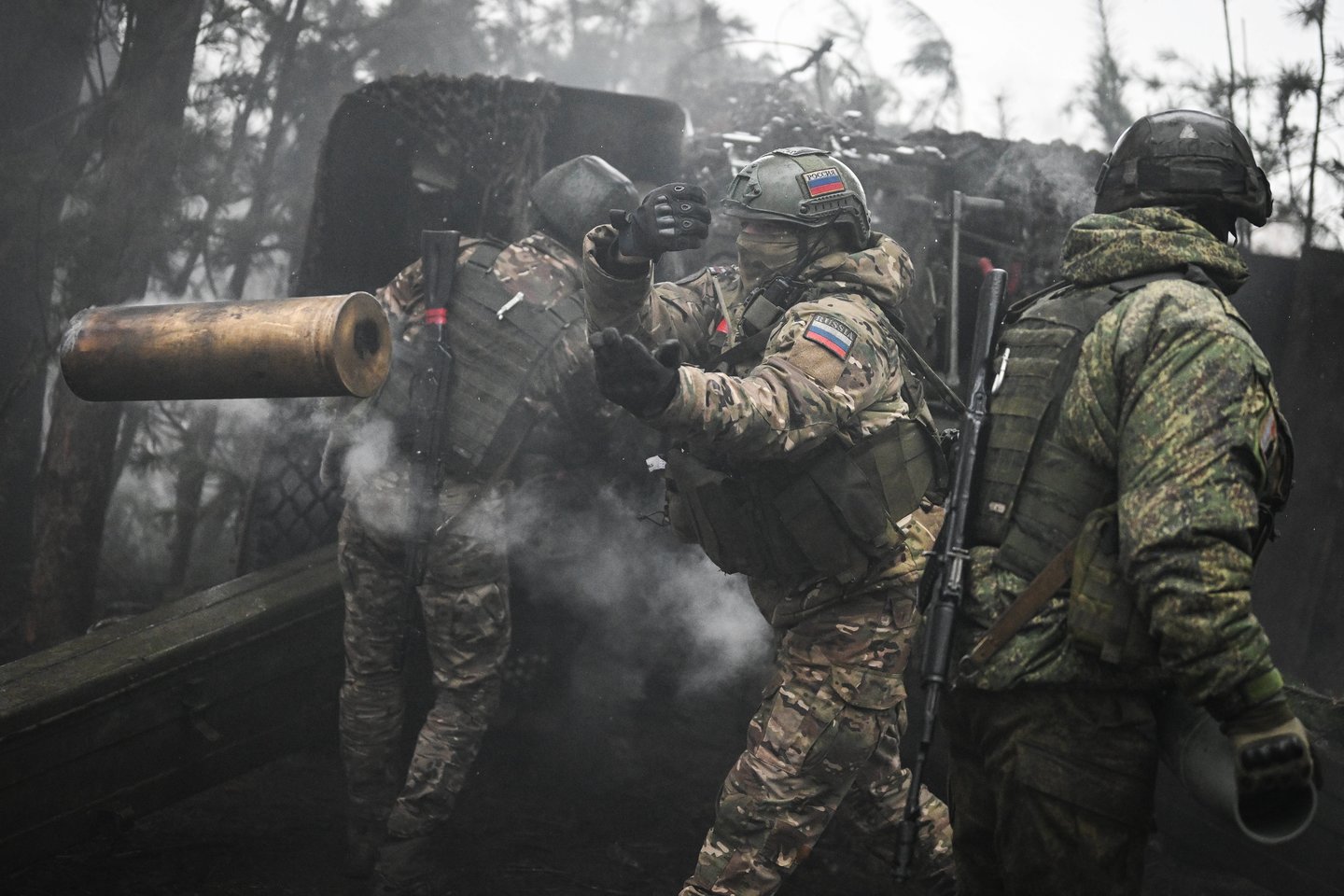 Karas Ukrainoje, rusų kareiviai.<br>Imago-images/Scanpix nuotr.