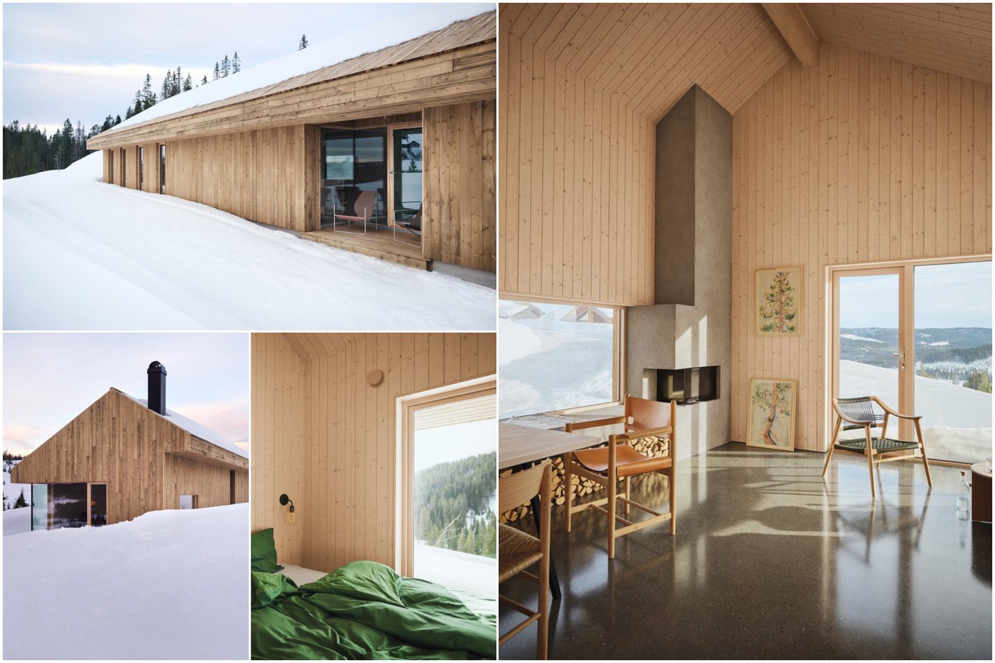 Žiemos namelį sukūrė – „Fjord Arkitekter“.<br>Lrytas.lt koliažas