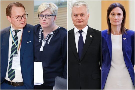 Dainius Žalimas, Ingrida Šimonytė, Gitanas Nausėda, Viktorija Čmilytė-Nielsen. 
