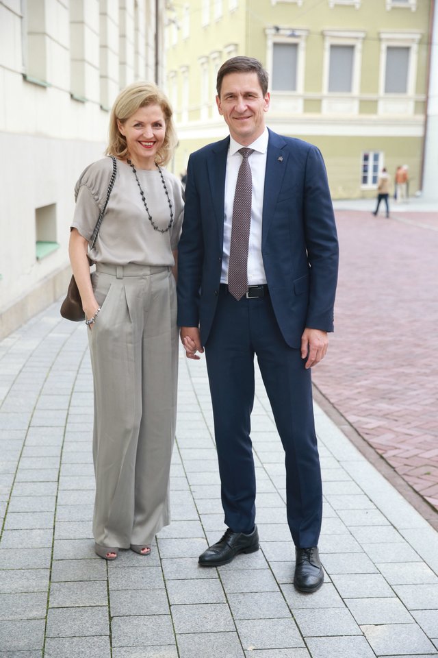 Darius Kreivys su žmona Dalia.<br>R.Danisevičiaus nuotr.