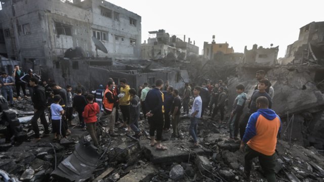 Sukūrė mechanizmą, kaip apsaugoti civilius Gazoje: JAV Izraeliui siunčia žinutę