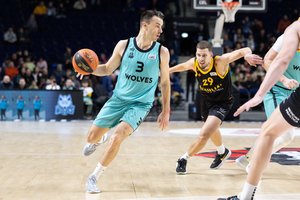 Lyderio ir autsaiderio mūšis baigėsi nelengva „Wolves“ pergale prieš šiauliečius