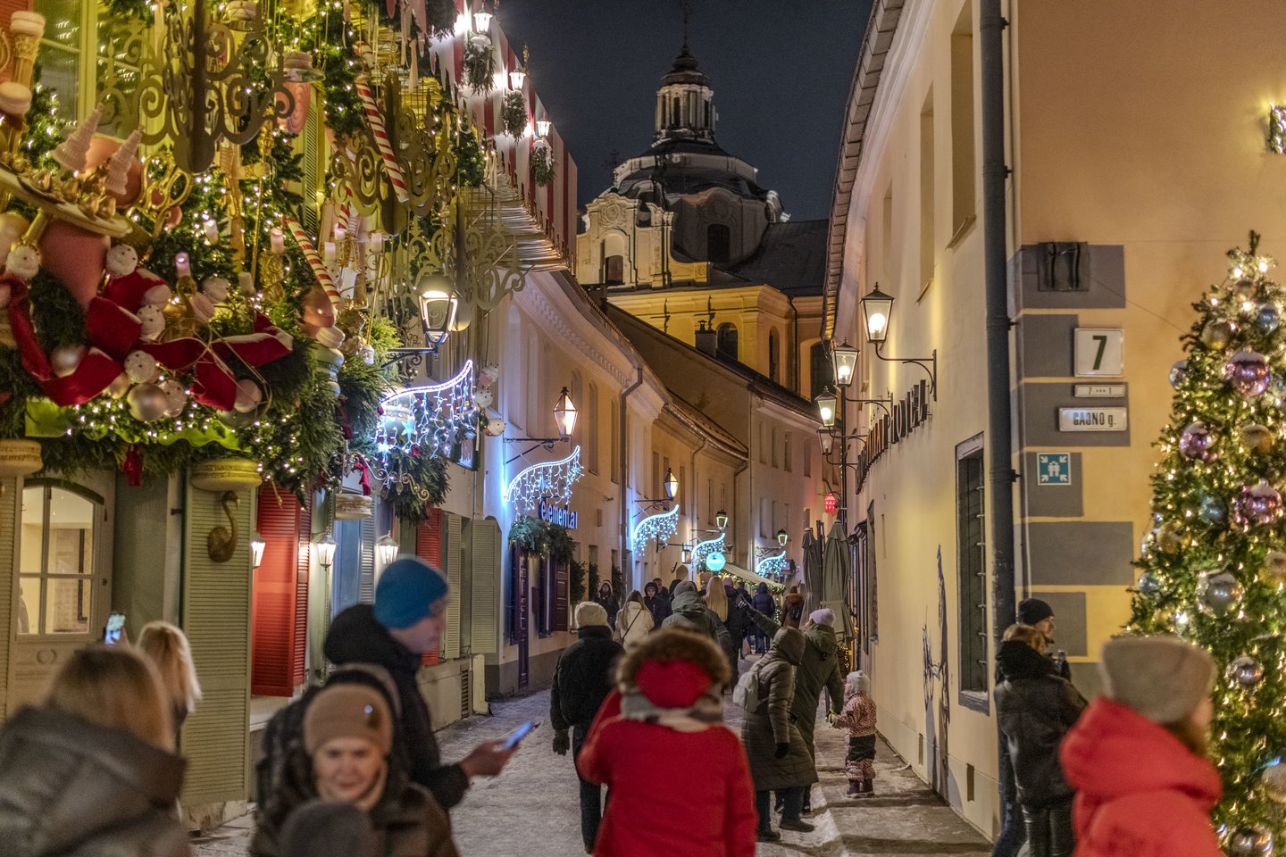Kalėdinė nuotaika alsuoja Vilniuje<br> J. Balčiūno (ELTA) nuotr.