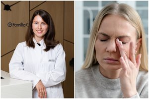 Gydytoja įspėja: akių perštėjimas ir ašarojimas – pavojingos būklės požymiai