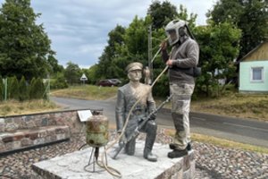 A. Ramanausko-Vanago paminklo išniekinimas: nusikaltėliai nesurasti