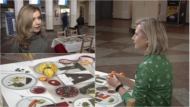 Vilniaus oro uoste išdygo Kūčių stalas: gyvenantiems užsienyje primins švenčių tradicijas