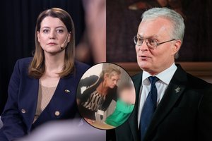 M. Navickienę apstulbino G. Nausėdos reakcija į žaibiškai išplitusį vaizdo įrašą: „Nusivyliau“